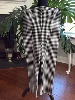 Calypso St. Barth Black and White Gingham Trousers